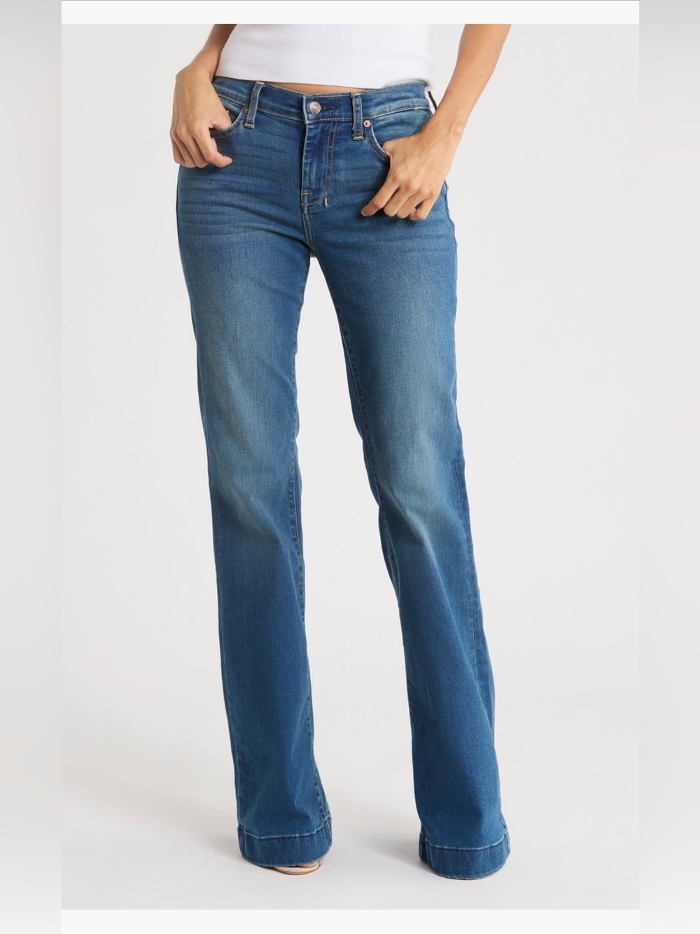 NWT - 7 For All Mankind - Women's Dojo Flare Leg Trouser Jeans